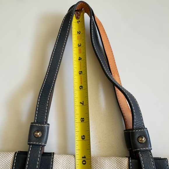 Dooney & Bourke Large Cream East West Grommet Tote Bag Shopper Handbag Purse - Picture 15 of 16